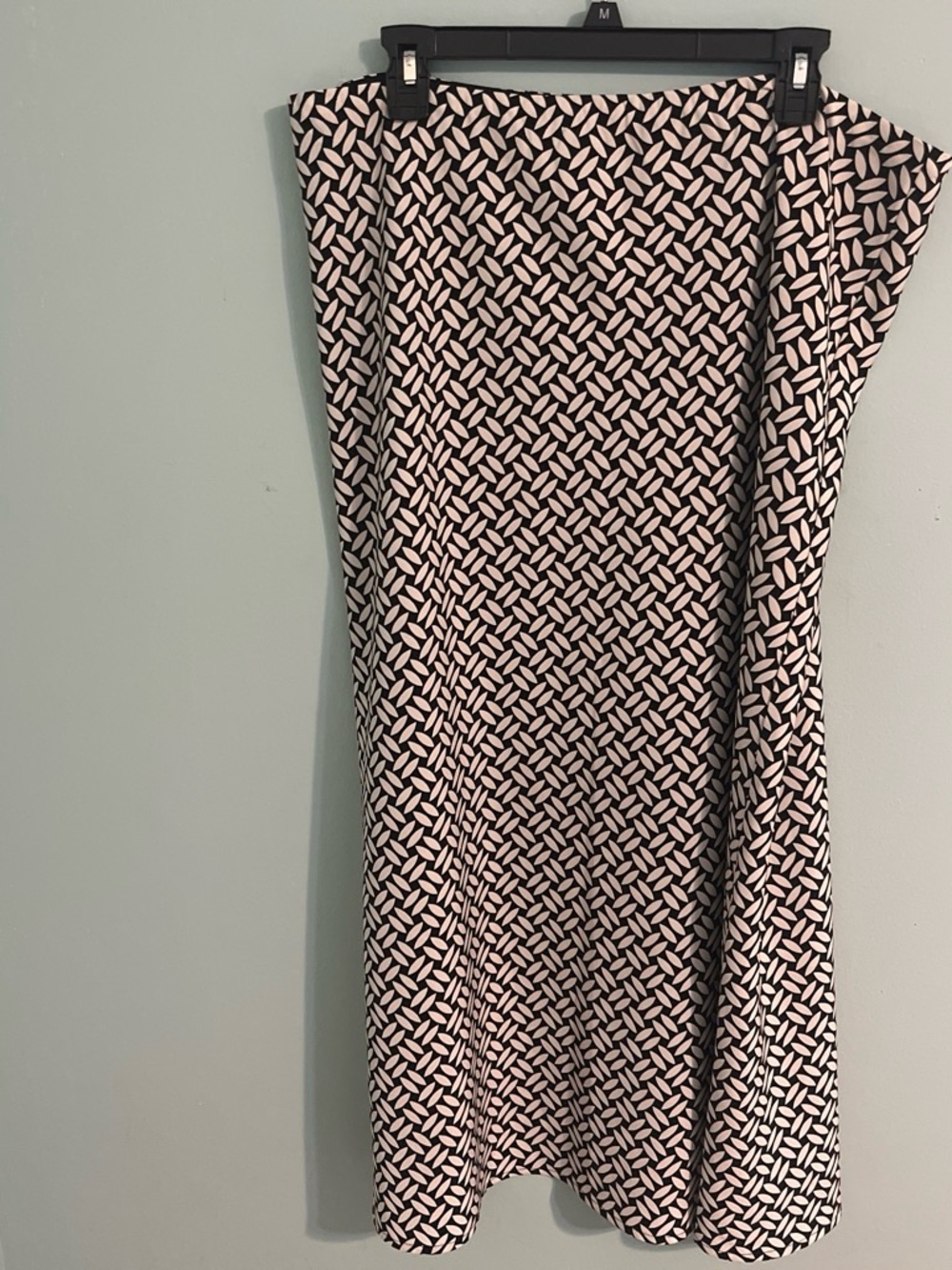 Cato Black and White Patterned Maxi skirt